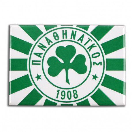 Panathinaikos Logo - MAGNET WITH STRIPES AND GENERAL PANATHINAIKOS LOGO