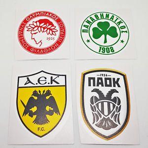 Panathinaikos Logo - Details about Greek Sports Team Logo Stickers Vinyl AEK OSFP Olympiakos PAO  Panathinaikos PAOK