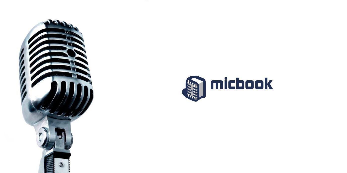 Mic Logo - Microphone book logo | Photography | Creative logo, Logos design ...