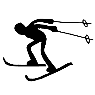 Skier Logo - Skinny Skis Skier logo - FasterSkier.com