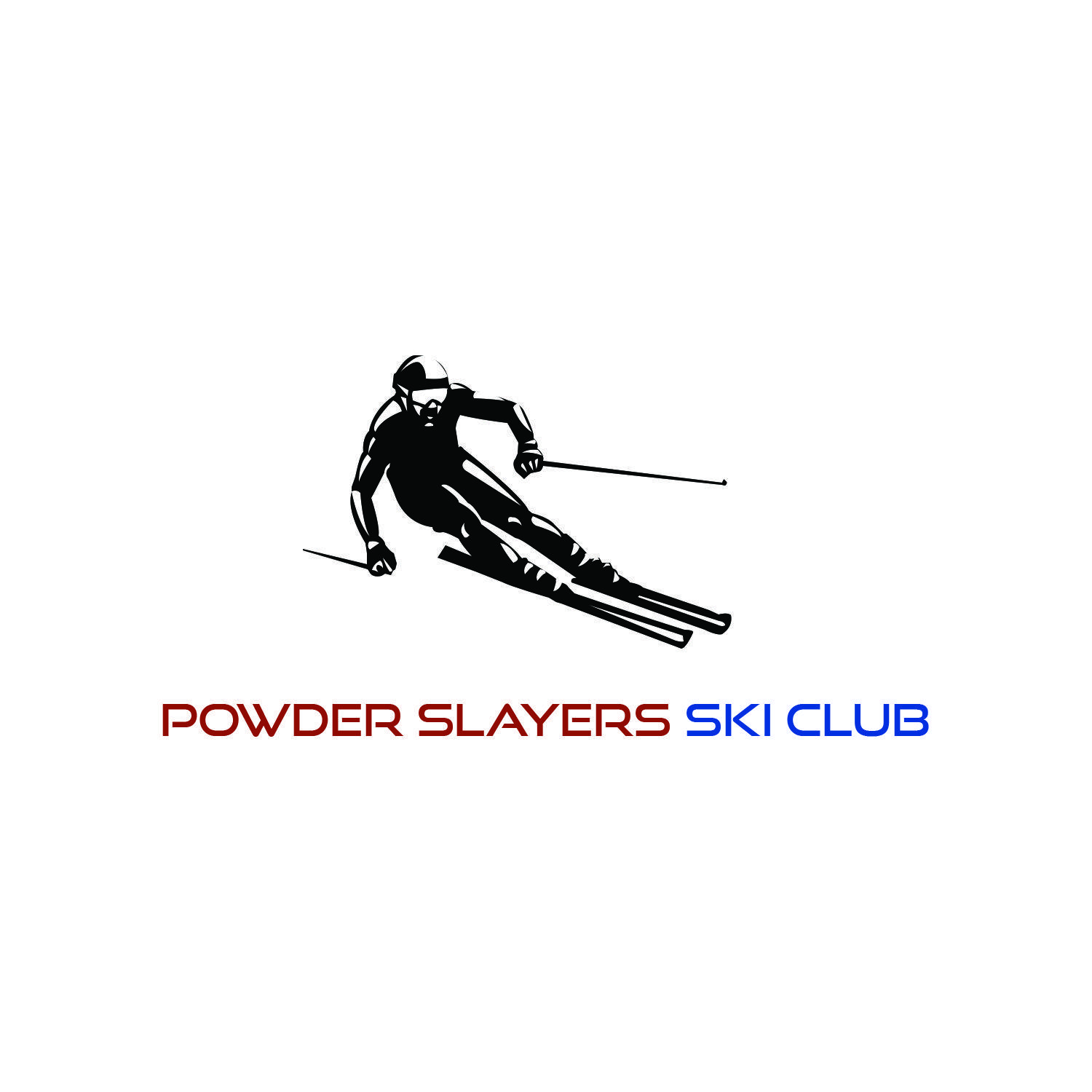 Skier Logo - Playful, Personable, Club Logo Design for Powder Slayers Ski Club by ...