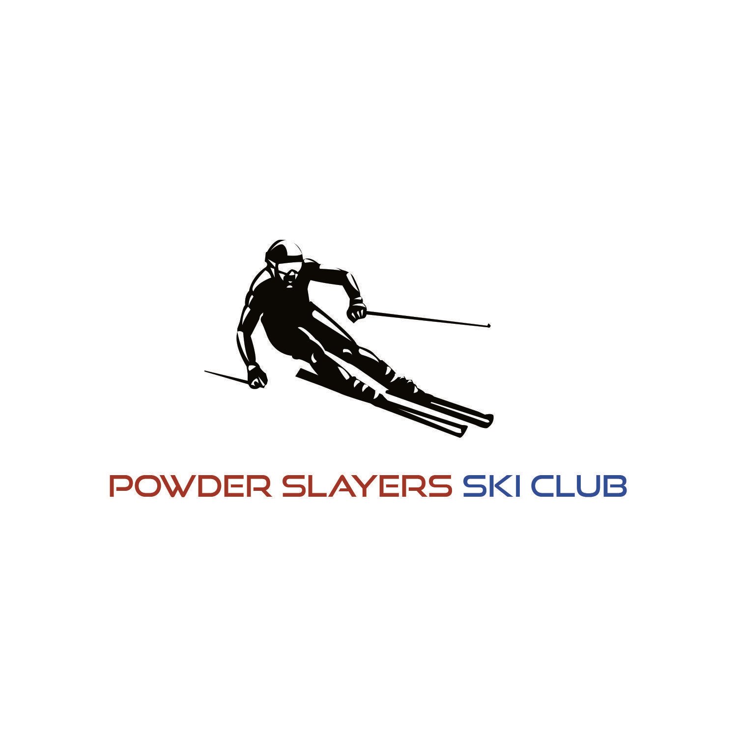 Skier Logo - Playful, Personable, Club Logo Design for Powder Slayers Ski Club by ...