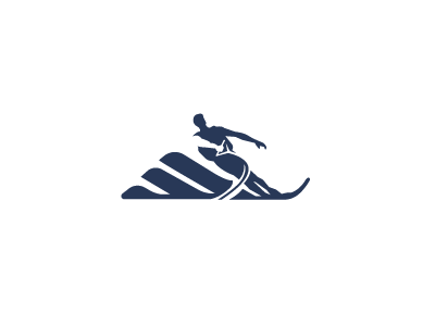 Skier Logo - Waterskiierd by Gregory Grigoriou on Dribbble