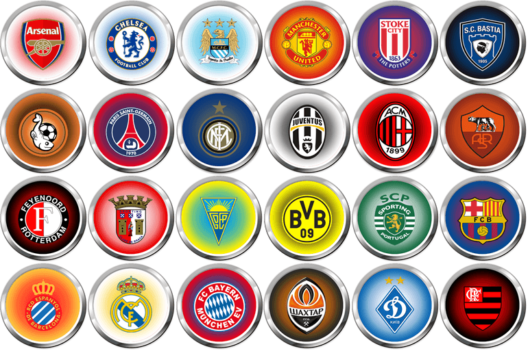 Clubs Logo - PES 2013 New Clubs Logo By Alireza Hadidi