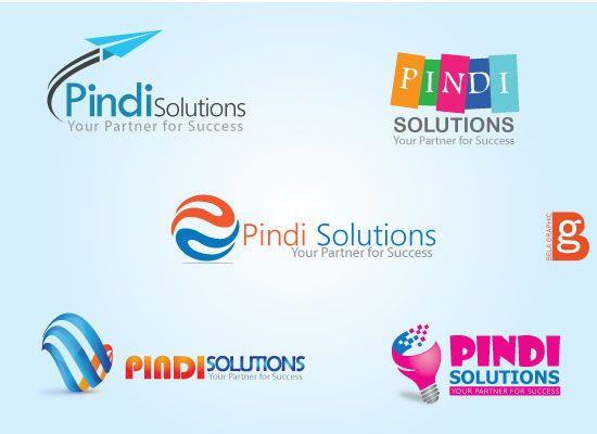 Solutions Logo - Pindi Solutions Logo Design | Bela Graphic
