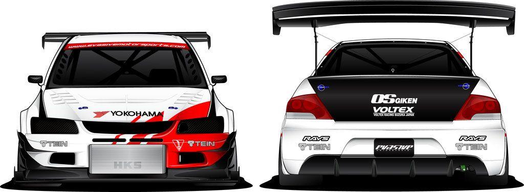 Evo9 Logo - Evasive Motorsports IX render