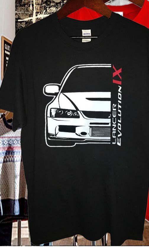 Evo9 Logo - Newest 2019 Men T-Shirt Fashion New Logo Mitsubishi Evo Evolution IX  T-SHIRT All Collour T-Shirt