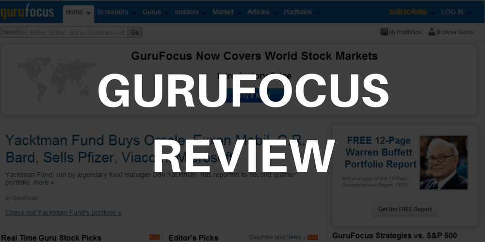 GuruFocus Logo - GuruFocus Review & Free Trial - Is This Worth It For Trading?