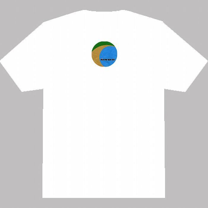 Undo Logo - Undo Music T Shirt (white T Shirt With Undo Logo On Front And Back)