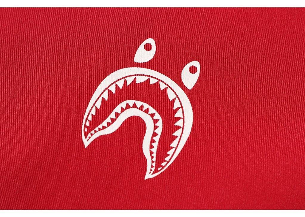 Red BAPE Logo - Bape Shark Hoodie Jacket (Red) – LacedUp