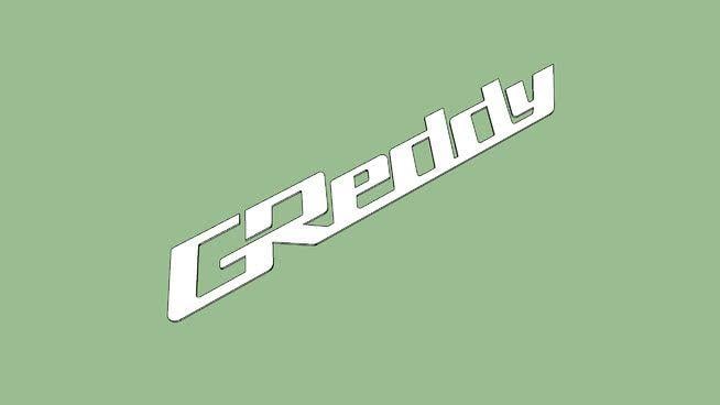 Greddy Logo - GREDDY 3D Logo | 3D Warehouse