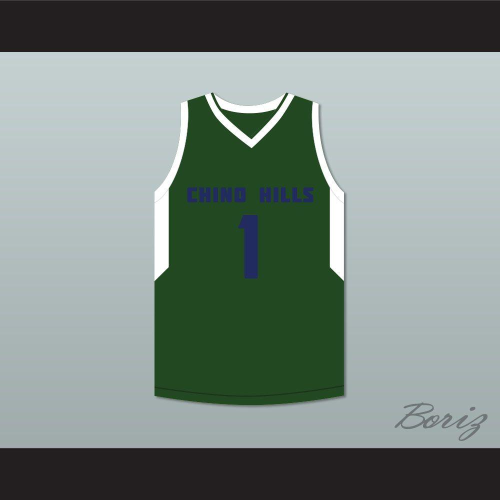 Lamelo1 Logo - LaMelo Ball 1 Chino Hills Huskies Green Basketball Jersey