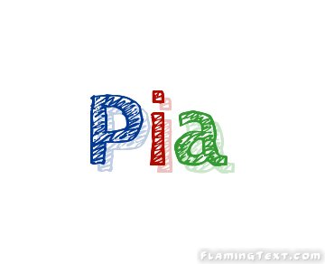 Pia Logo - Pia Logo | Free Name Design Tool from Flaming Text