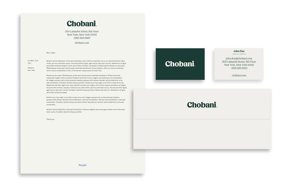 Chobani Logo - Brand New: New Logo, Identity, and Packaging for Chobani done In-house