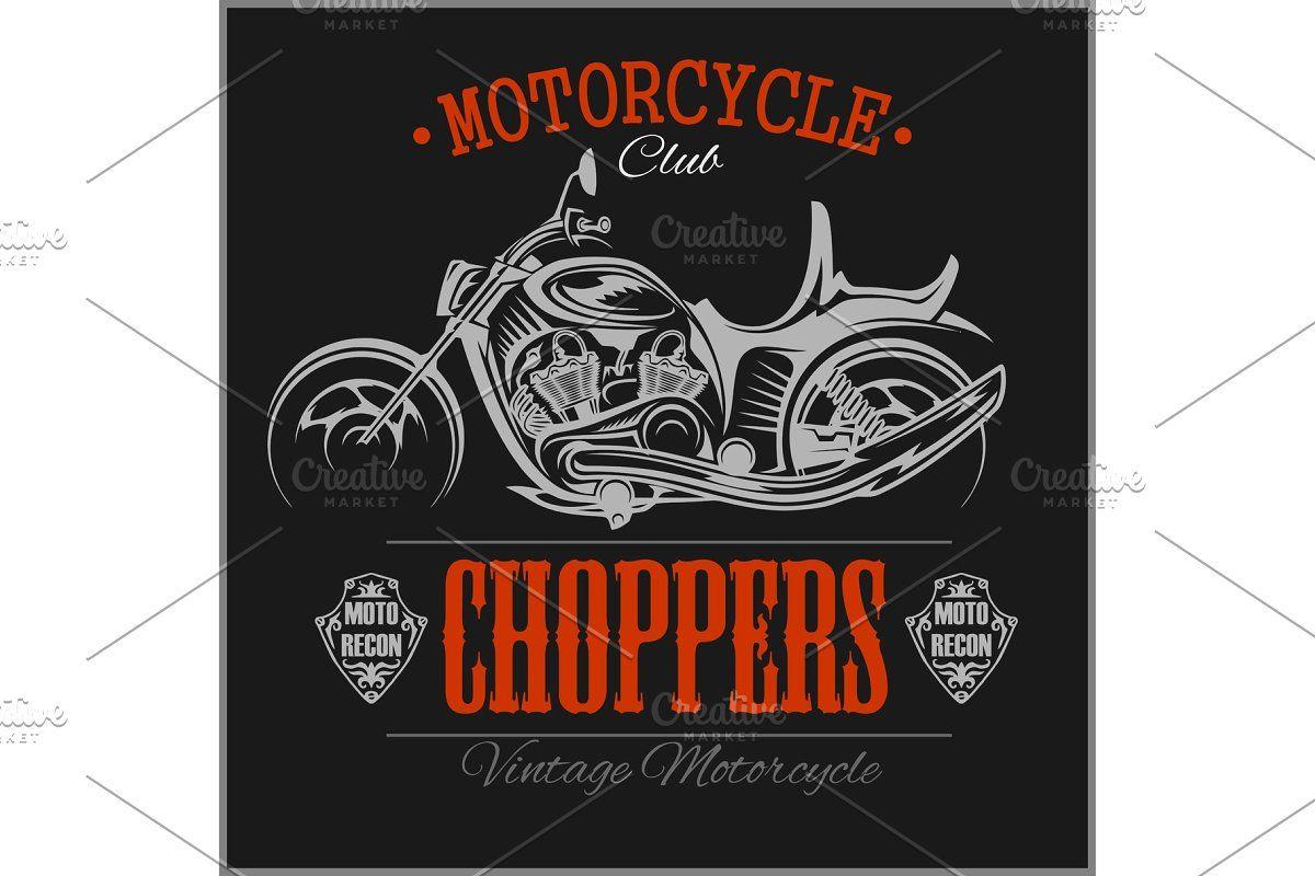 Chopper Logo - Motorcycle Chopper logo. Vector