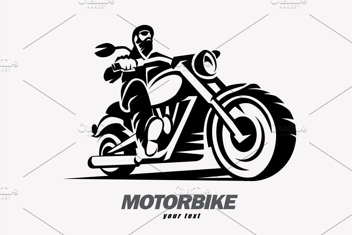 Chopper Logo - Motorbike and biker logo template