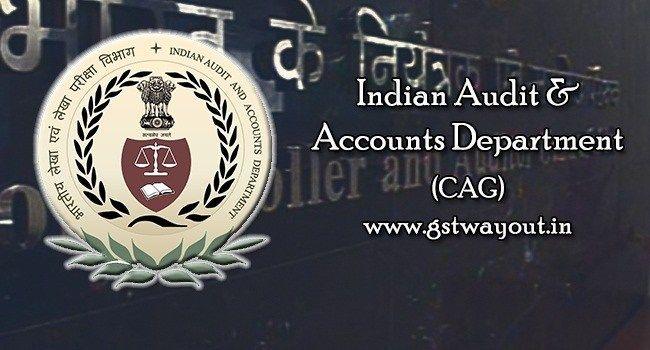 CAG Logo - CAG Analysing Performance Audit Of GST - GST Wayout