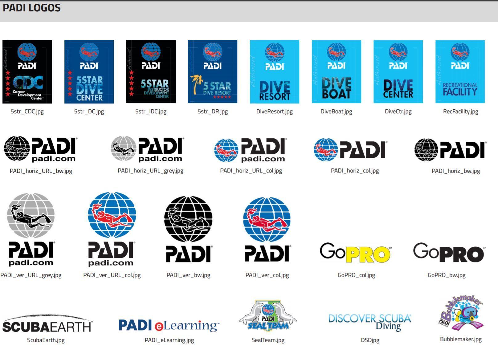 Padi Logo - When are you legally allowed to use the PADI Logo? - PADI Pros