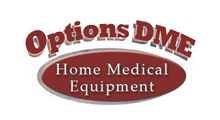 DME Logo - Options DME. Home Medical Equipment. La Porte, IN