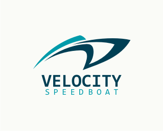 Velocity Logo - velocity speedboat Designed
