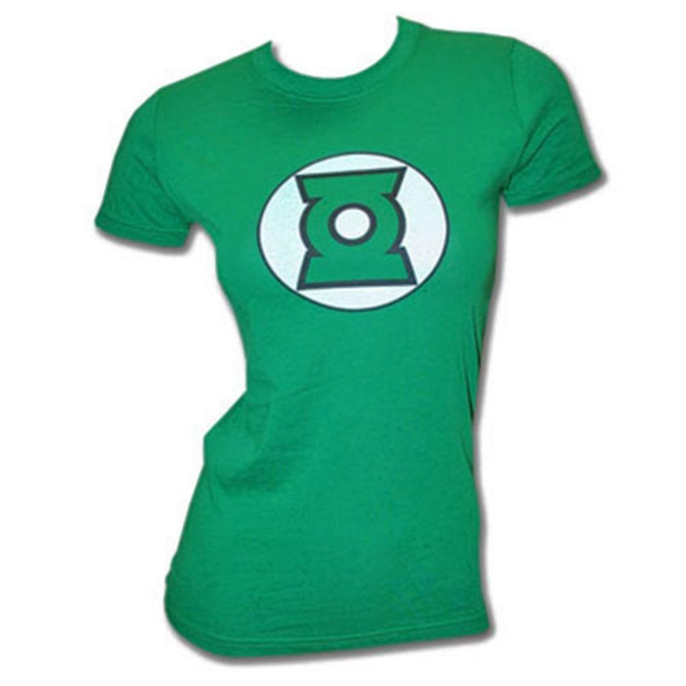 Lantern Logo - Green Lantern Logo DC Comics Green Juniors Graphic T Shirt