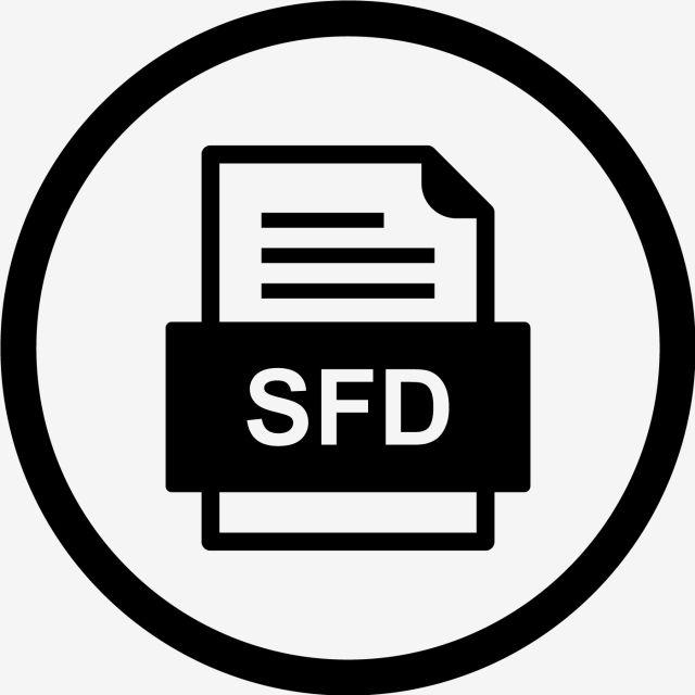 SFD Logo - SFD File Document Icon, Sfd, Document, File PNG and Vector