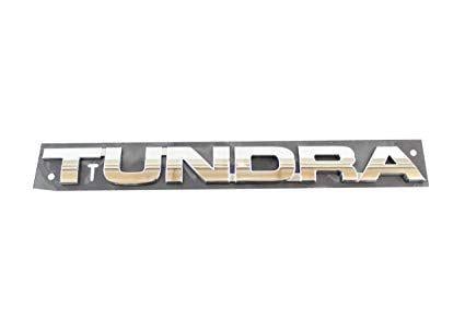 Tundra Logo - Toyota Genuine Accessories 75471-0C050 Tundra Emblem