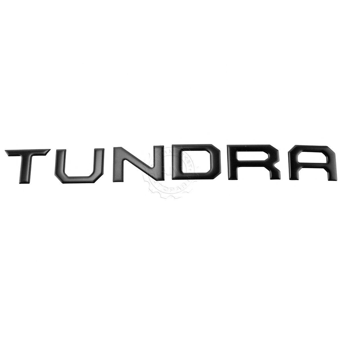 Tundra Logo - Details about OEM PT9483415020 Tailgate Black Letter Insert Badge Set for  15-17 Toyota Tundra