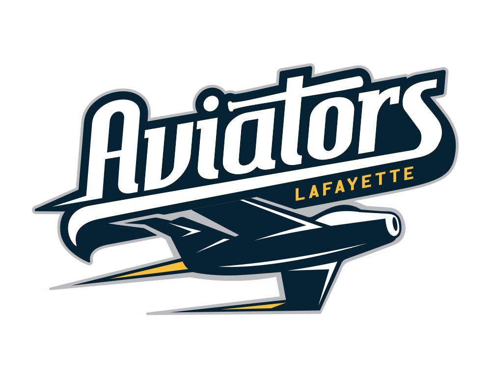 Aviator Logo - Lafayette Aviators Logo Design Baseball Team. iNET
