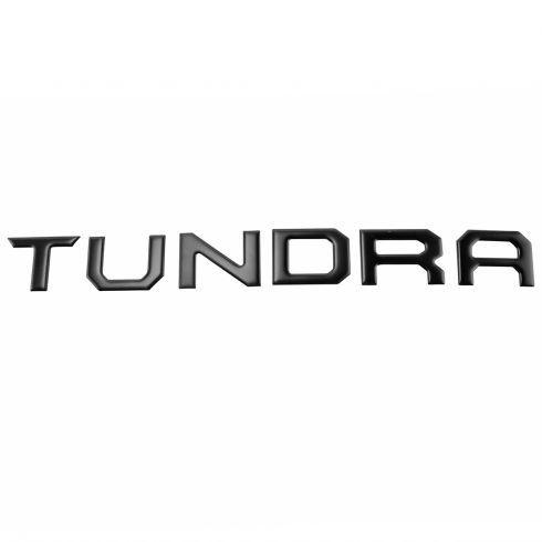 Tundra Logo - TYBEE00030-2014-16 Toyota Tundra Tailgate Mounted Black Tundra Emblem  Letter Set