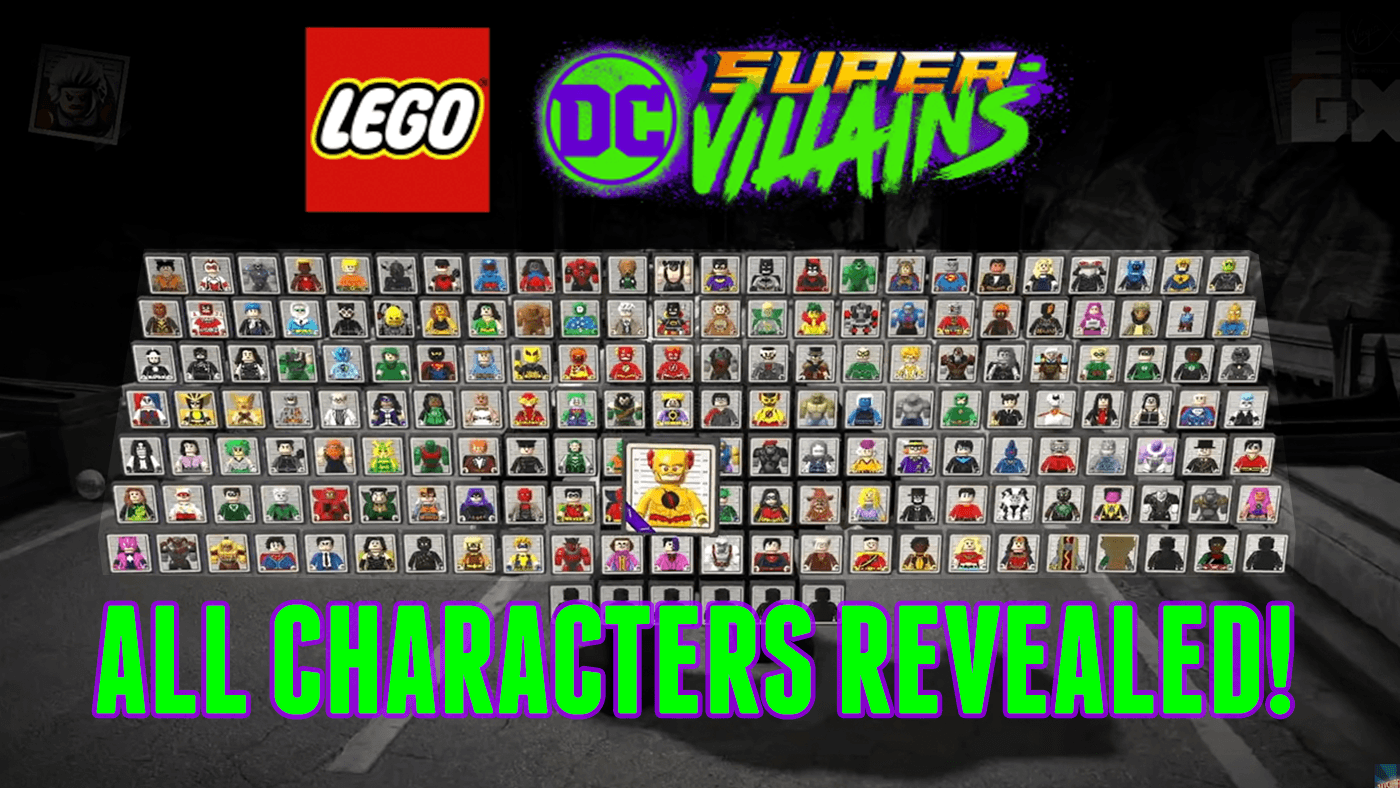 Supervillians Logo - LEGO DC Super Villains Character Unlock Guide 162 Characters