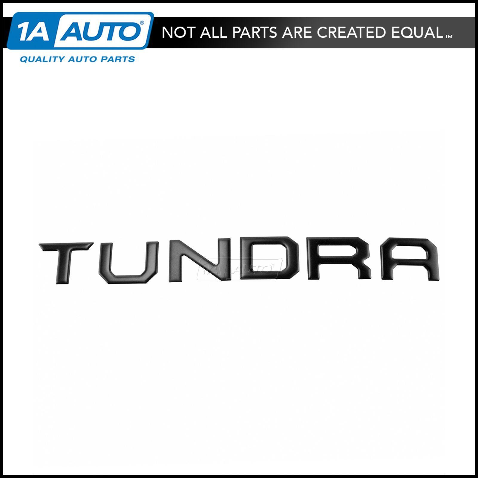 Tundra Logo - Details about OEM PT9483415020 Tailgate Black Letter Insert Badge Set for  15-17 Toyota Tundra