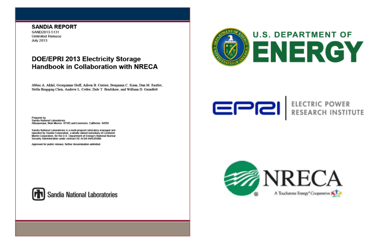 EPRI Logo - DOE EPRI Electricity Storage Handbook. Energy Storage Systems