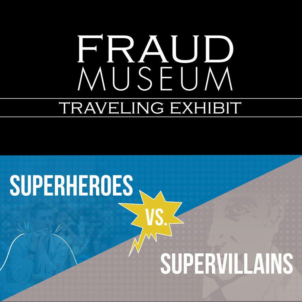 Supervillians Logo - It's a Battle of Superheroes Versus Supervillains at the Traveling