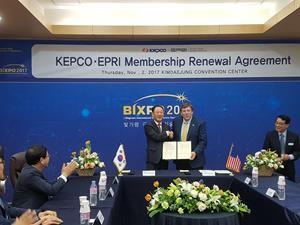 EPRI Logo - EPRI Renews Agreement with Korea Electric Power Corporation at BIXPO