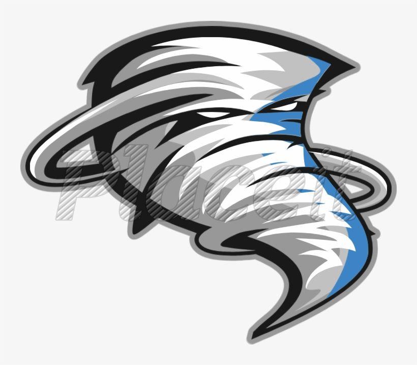 Tornado Logo - Sports Logo Template With Tornado Icon 444bforeground - Illustration ...