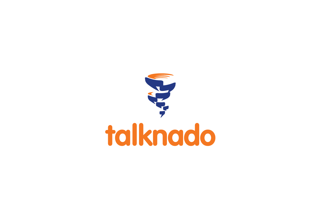 Tornado Logo - TALKnado Tornado Logo Design