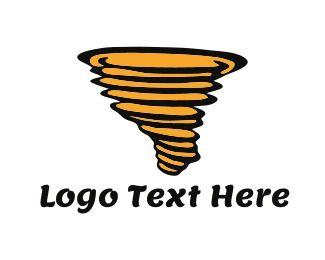 Tornado Logo - Yellow Tornado Logo