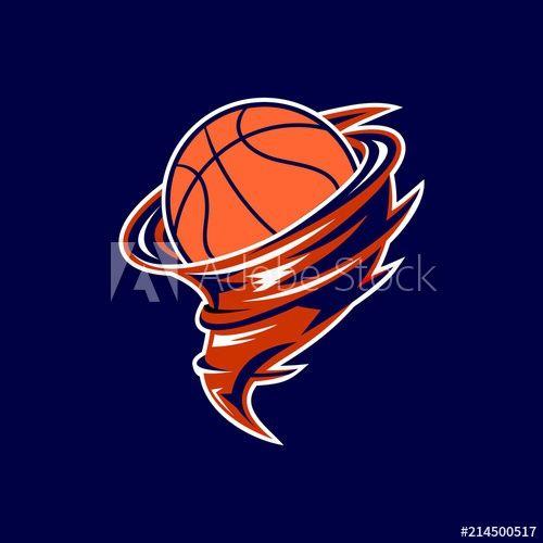 Tornado Logo - Basketball Tornado logo vector - Buy this stock vector and explore ...