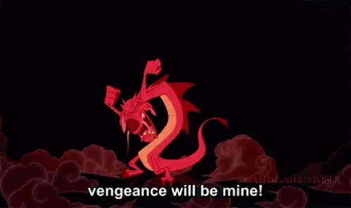Vengeance Logo - Vengeance Will Be Mine! - Mulan GIF - Revenge Vengeance - Discover & Share  GIFs