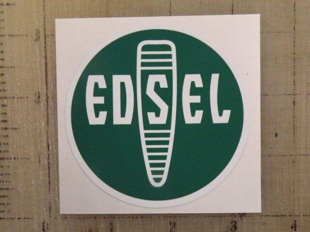Edsel Logo - Vintage Edsel Logo Sticker Decal 3 Diameter