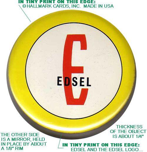 Edsel Logo - Name that Edsel item