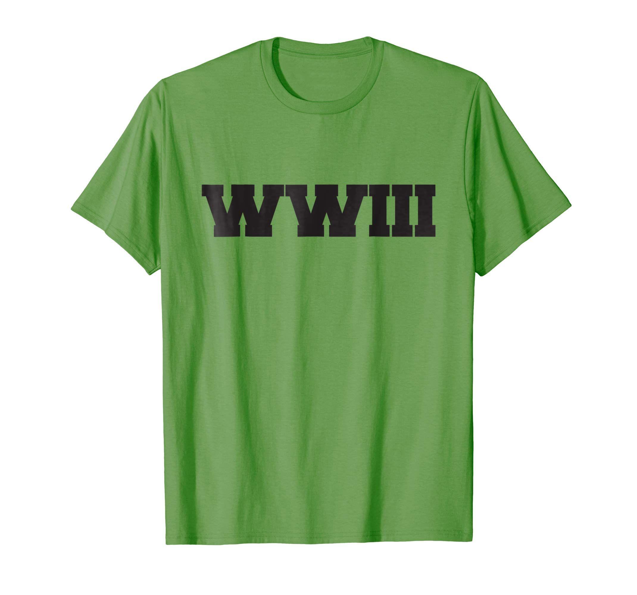 WWIII Logo - Amazon.com: WWIII (World War 3) T-Shirt: Clothing