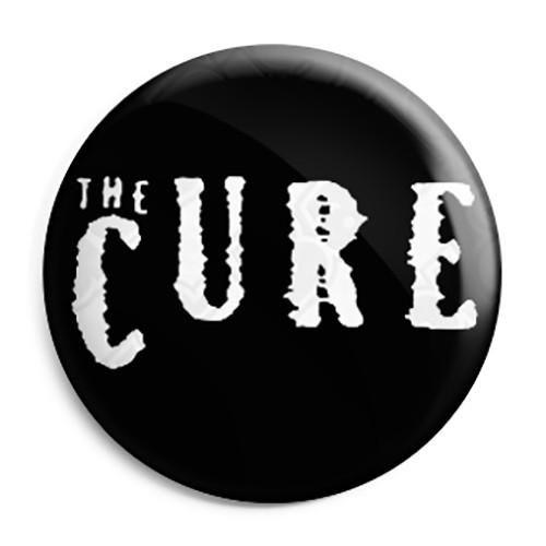 Goth Logo - The Cure - Goth Band Logo Button Badge, Magnet, Key Ring | BadgePig ...
