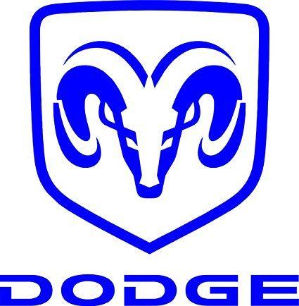 Head Logo - Dodge Ram Head Logo ( Blue)