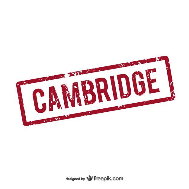 Cambridge Logo - Cambridge rubber stamp logo Vector