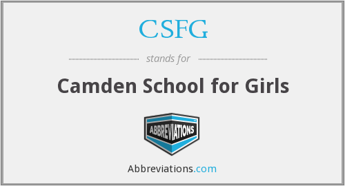 Csfg Logo - CSFG - Camden School for Girls