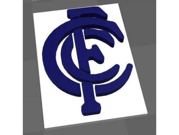 Carlton Logo - Carlton Football Club Logo by auciello - Thingiverse