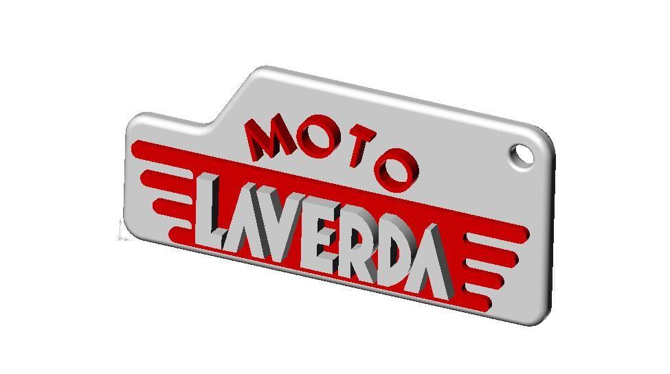 Laverda Logo - Laverda logo keyring by shire - Thingiverse