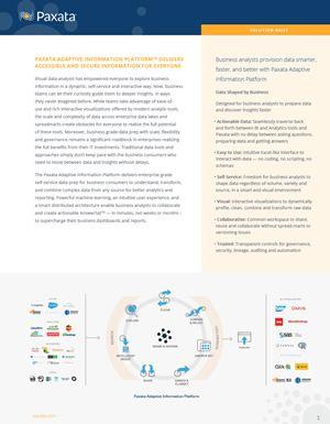 Paxata Logo - Paxata Adaptive Information Platform Overview | Paxata